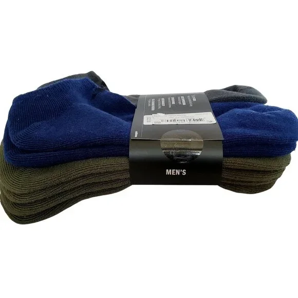 Adidas Mens No Show Socks Pack Of 6 Arch Compression Cushioned Footbed Size L - Picture 4 of 4